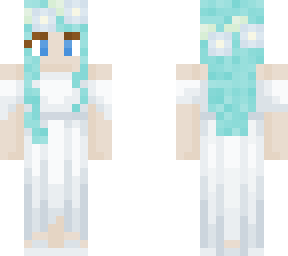 bride with blue hair
