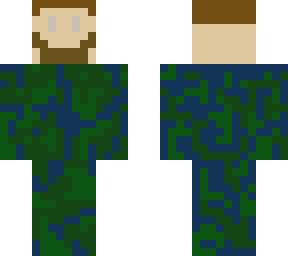 camouflage warrior (remade skin color and beard)