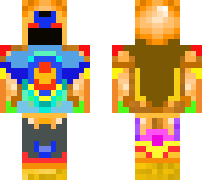 corner orange steve (hidden monster)