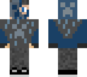 creeper dude hoodie w/ broken mask w/ laws of gravity (fixed)