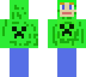 creeper hoodie(backwards)