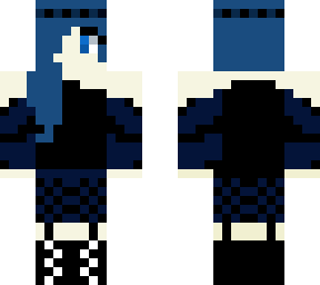 dark blue girl