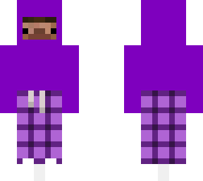 face hoodie purple
