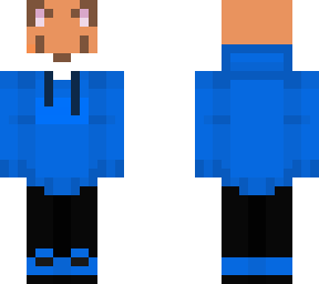 fox with blue hoodie
