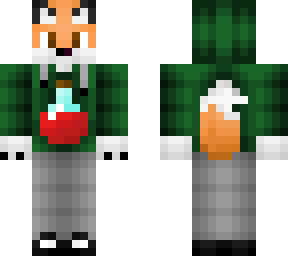 fox with hoodie