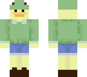 frog outfit duck (longer shirt)