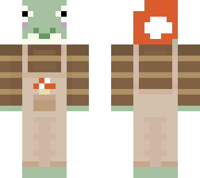 frog overall mushroom boi