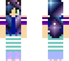 galaxy cat girl