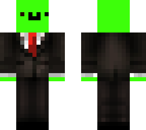 grean in suit