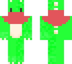 green dragon in scarf