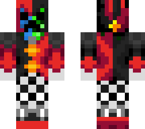 jester creeper but half blue