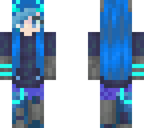 M y s t i c B l u e Minecraft Skin