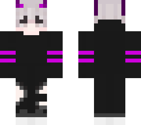 magenta devil boy