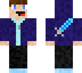 me (hood up + sword on back)