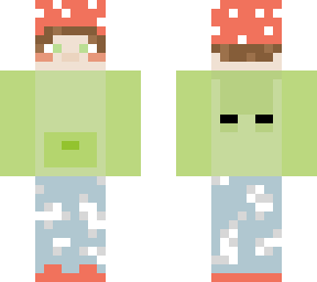 mushroom frog girl