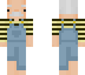 old man in overalls