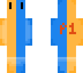 orange and blue