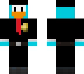 penguin with suit and uniform