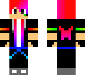 rainbow gamer boy