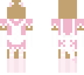 ramdom base with pink maid dress and ears