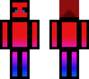 red and blue fade