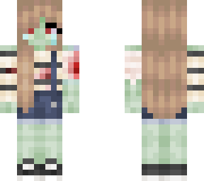 sad zombie girl skin