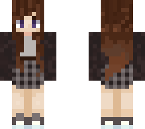 simple girl skin