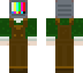 tv head - goblincore! (my main skin)