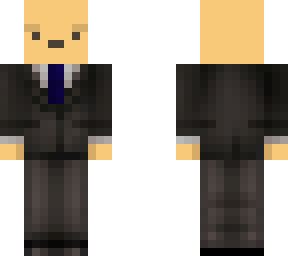 winnie in a suit