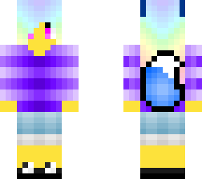 - ''rainbow hair wolf girl'' - old skin 2, pt1.