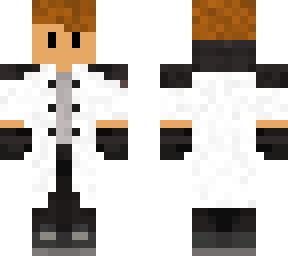 akiura skin/ wilbur with brown hair and white coat