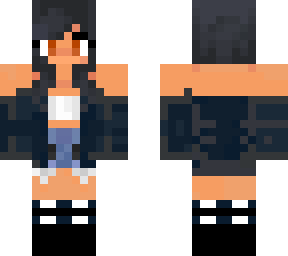aphmau gray, black, and white