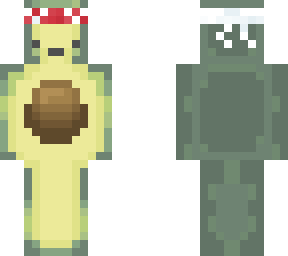avocado with headband