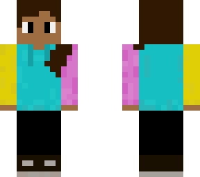block colour sweater