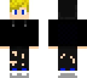 blonde boy without face mask