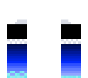 blue/black dress fade(cyan shoes)