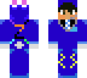 blue bunny gamer