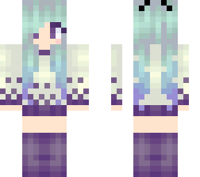 blue girl