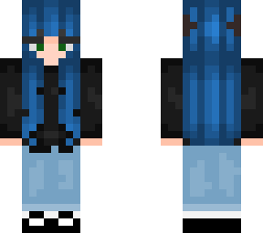 blue hair