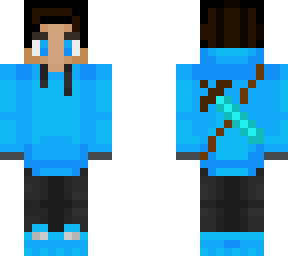blue sweater