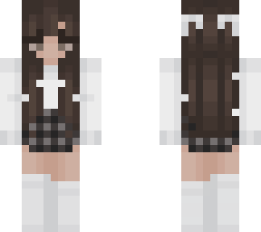 brown hair skirt