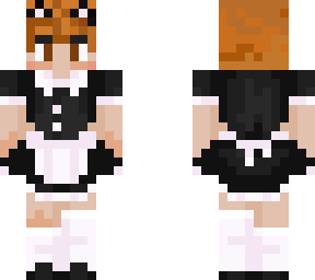brown haired maid