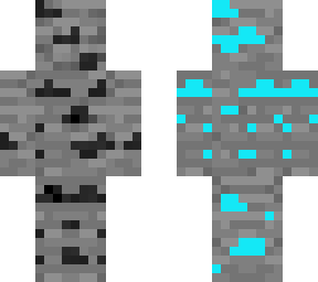coal and diamond ore camo