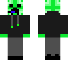 creeper with hoodie