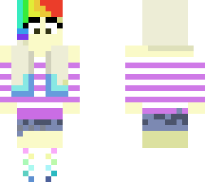 cute rainbow girl
