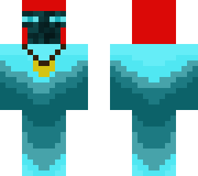 electro enderman with demon helmet