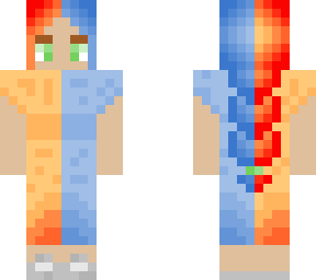 fire and water (a girl who cant decide which one she wants to be)