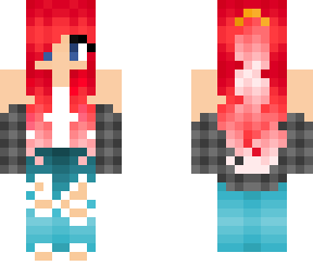 fire hair girl