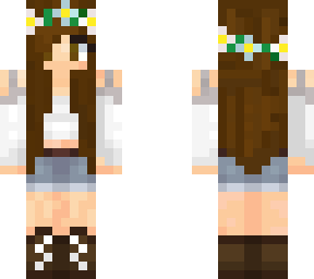 flower crown girl