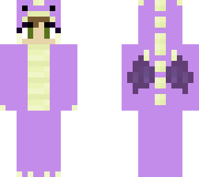 girl in a dragon onesie